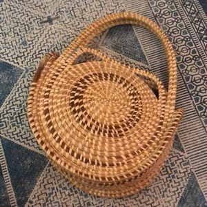Round Weaved Handbag